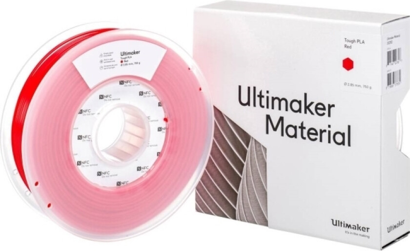 202302 Tough Pla Filament Tough Pla 2.85 Mm 750 G Rød 1 Stk