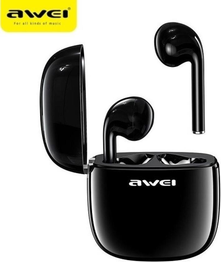 T28 Tws Bluetooth-Hodetelefoner + Dokkingstasjon Sortering