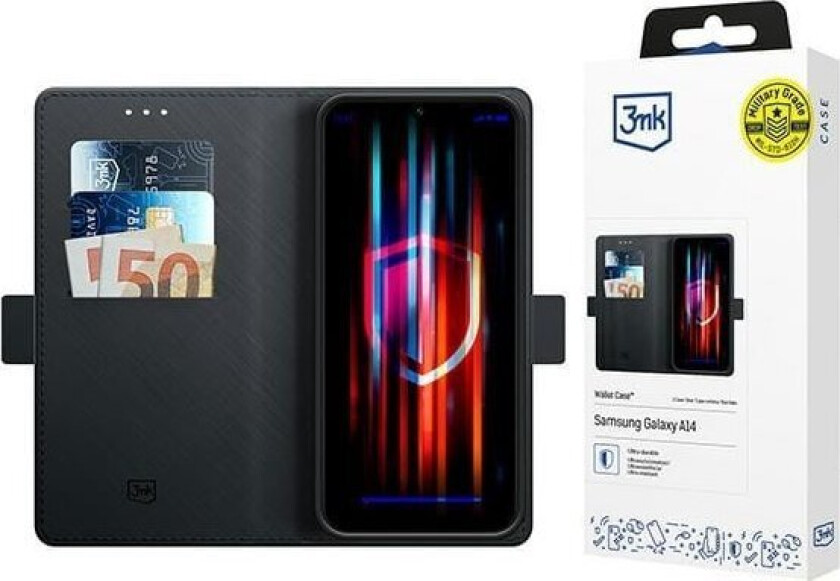 3Mk 3Mk Flip Wallet-Deksel Til Samsung Galaxy A14 4G