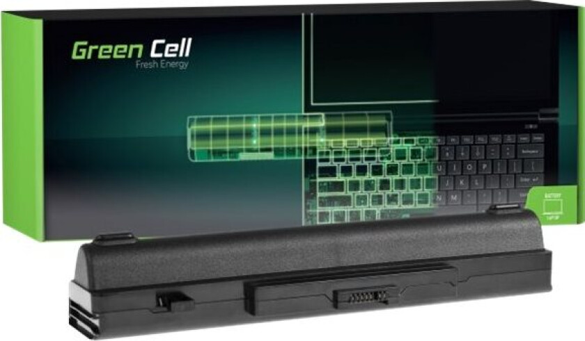 Green Cell - Batteri Til Bærbar Pc (Tilsvarer: Lenovo L11l6y01) - Litiumion - 9-Cellers - 6600 Mah - Svart - For Lenovo B580 B590 G50x G510 G58x