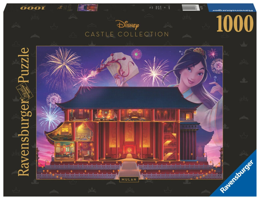 Puslespill 1000 Disney Castles Mulan