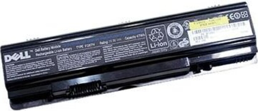 - Batteri Til Bærbar Pc - Litiumion - 6-Cellers - 48 Wh - For Inspiron 1564, 1764