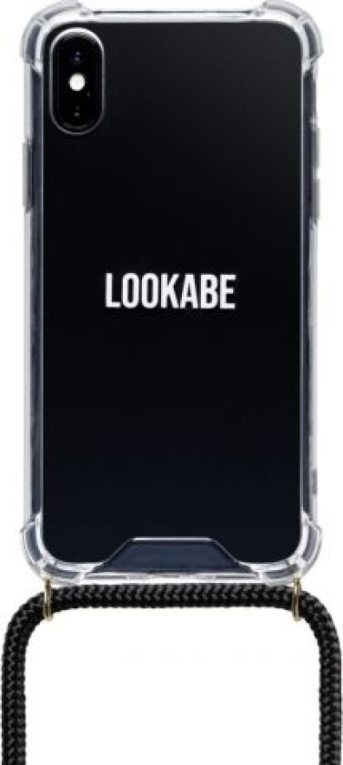 Case Lookabe Halskjede. For Iphone X/Xs. Gylden Svart (Loo003)