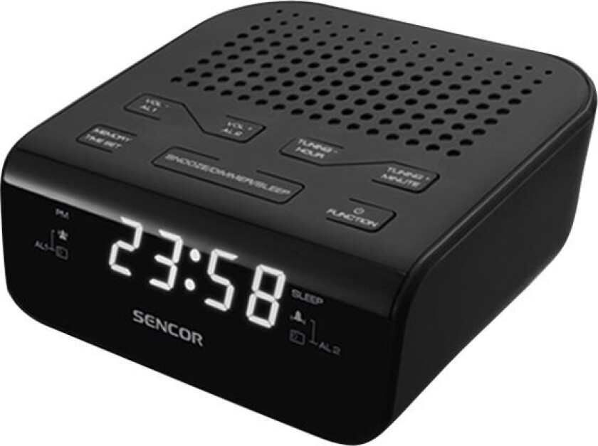 Sencor Src 136 B - Klokkeradio - Svart
