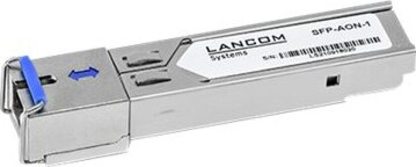 Lancom Sfp-Aon-1 - Sfp (Mini-Gbic) Transceivermodul - 1Gbe, Aon - 1000Base-Bx20-U, 1000Base-Bx10-U - Sc/Apc-Enkeltmodus - Opp Til 20 Km - 1310 (Tx) /