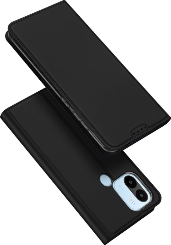 Skin Pro Deksel For Xiaomi Redmi A1+ Deksel Med Klaff Kort Lommebok Stativ Sort