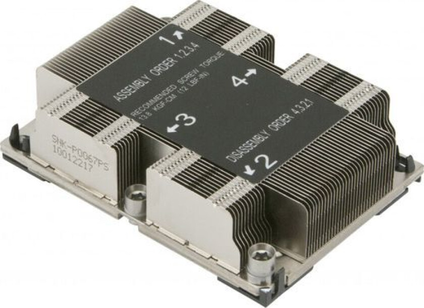 Super Micro Supermicro - Prosessorkjøler - (Lga3647-Sokkel) (Snk-P0067psw)