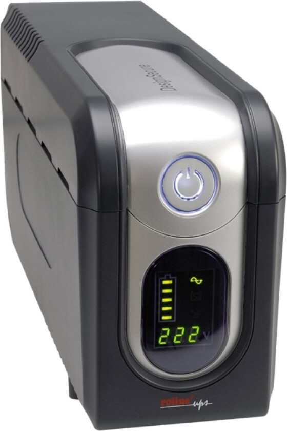 Roline Designsecure 825 - Ups - Ac 230 V - 825 Va - Svart, Sølv