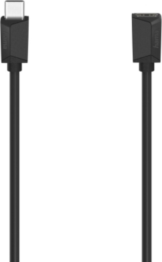 Full-Featured, 0,5 M, Usb C, Usb C, Usb 3.2 Gen 1 (3.1 Gen 1), 5000 Mbit/S, Sort