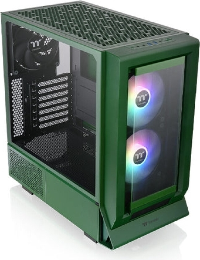 Ceres - - Sidepanel Med Vindu (Herdet Glass) - Ingen Strømforsyning - Hydrangea Blue - Usb/Lyd