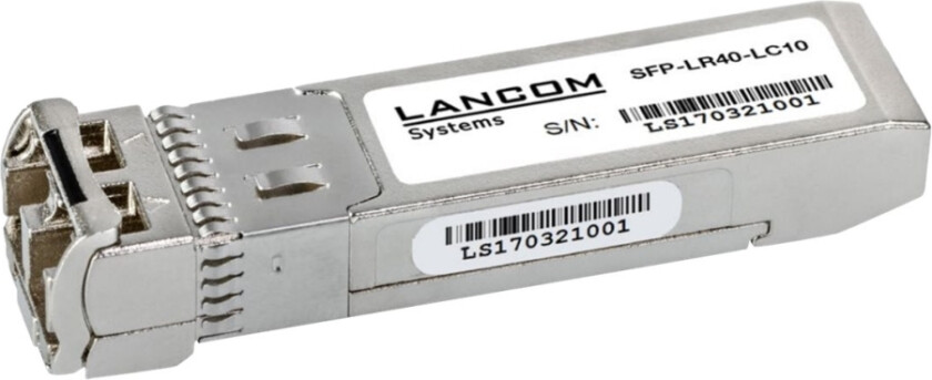 Lancom Sfp-Lr40-Lc10 - Sfp+ Transceivermodul - 10Gbe - 10Gbase-Er - Sfp+ / Lc-Enkeltmodus - Opp Til 40 Km - 1550 Nm