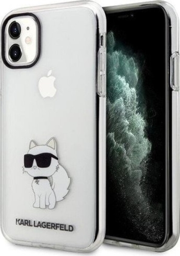 Etui Klhcn61hnchtct Apple Iphone 11/Xr Transparent Hardcase Ikonik Choupette