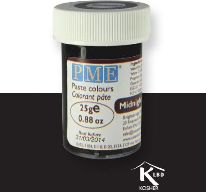 pastafarge Svart, 25g