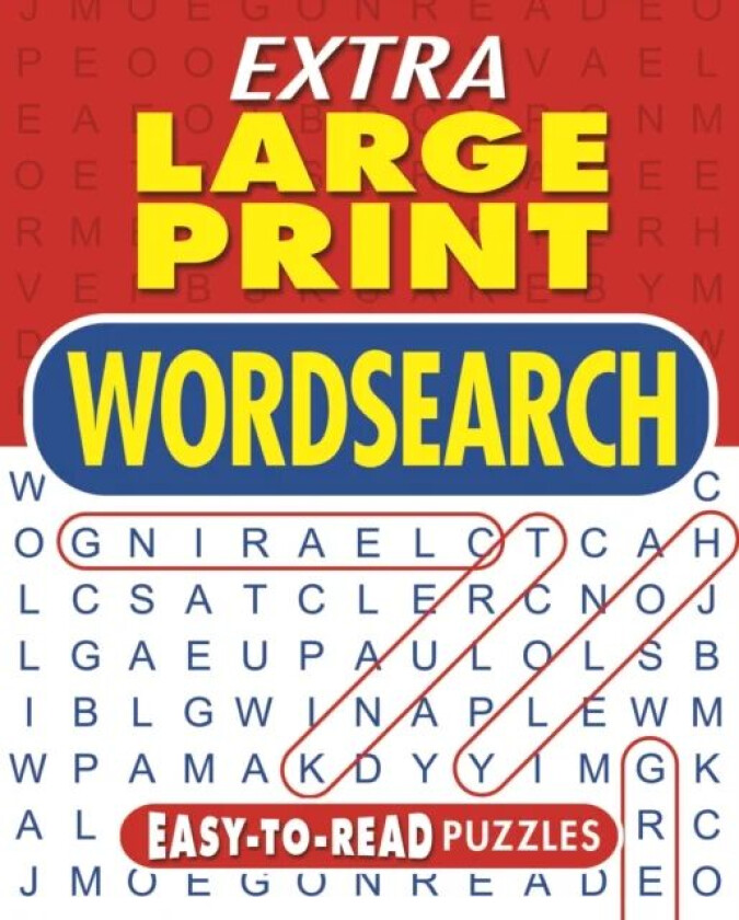 Extra Large Print Wordsearch av Eric Saunders