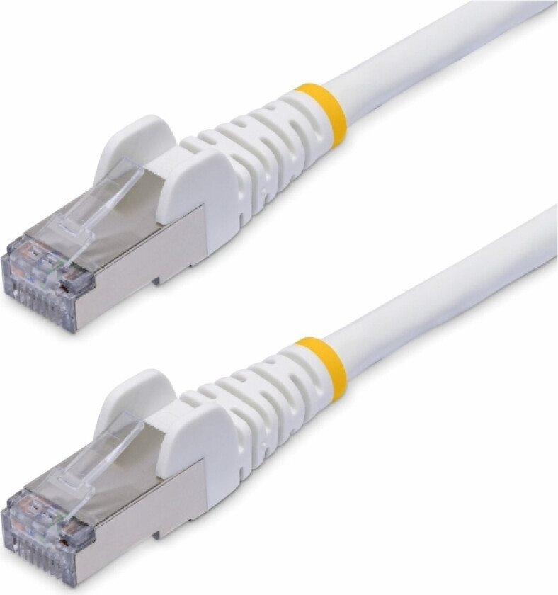 Bilde av Startech.Com 15M White Cat8 Ethernet Cable, Snagless, S/Ftp, 25G/40G - Koblingskabel - Rj-45 (Hann) Til Rj-45 (Hann) - 15 M - 5.6 Mm - S/Ftp - Cat 5/