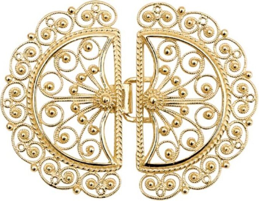 Beltespenne Fana i 830 forgylt sølv