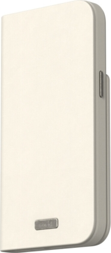 Overture Magsafe - 3-I-1 Lærveske For Iphone 15 (Eggnog White)