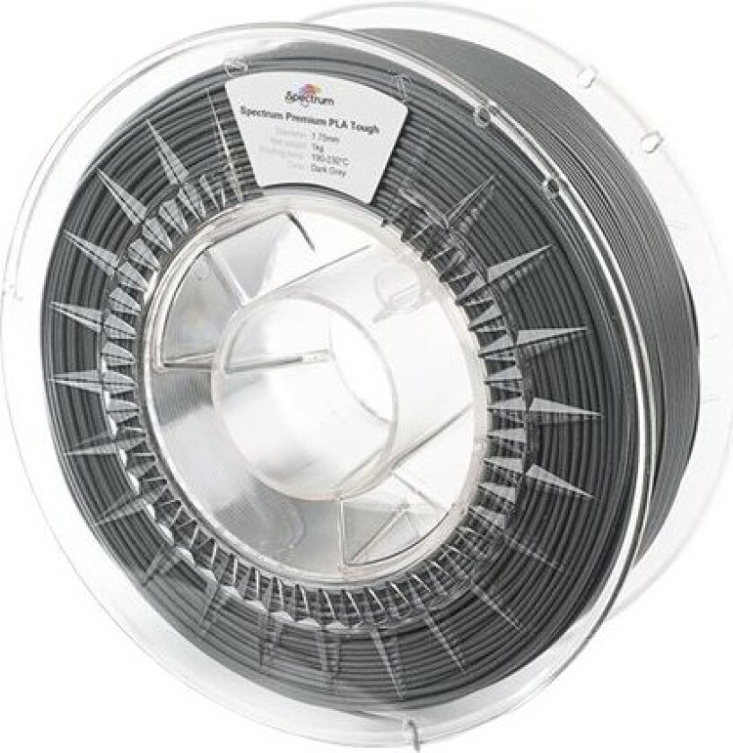 - Mørk Grå - 1 Kg - Tough Pla Filament (3D)
