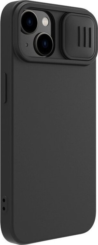 Nillkin Camshield Magnetisk Silikondeksel Iphone 14 Plus Magnetisk Magsafe-Deksel Med Kamerabeskytter Svart