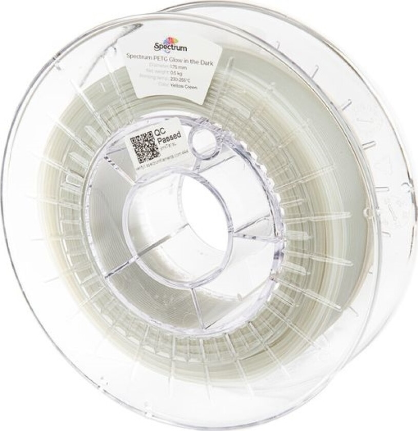 Spectrum Filament Pet-G Glow In The Dark 1.75Mm Yellow-Green 0.5G