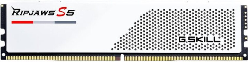 Ripjaws S5 - Ddr5 - Sett - 64 Gb: 2 X 32 Gb - Dimm 288-Pin - 5600 Mhz / Pc5-44800 - Cl30 - 1.25 V - Ikke-Bufret - Ikke-Ecc - Matt Hvit