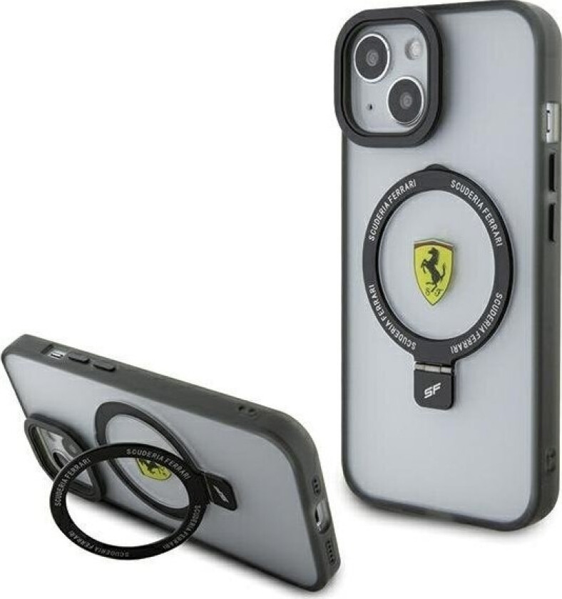 Fehmp15muscah Iphone 15 Plus / 14 Plus 6.7" Transparent Hardcase Ring Stand 2023 Collection Magsafe