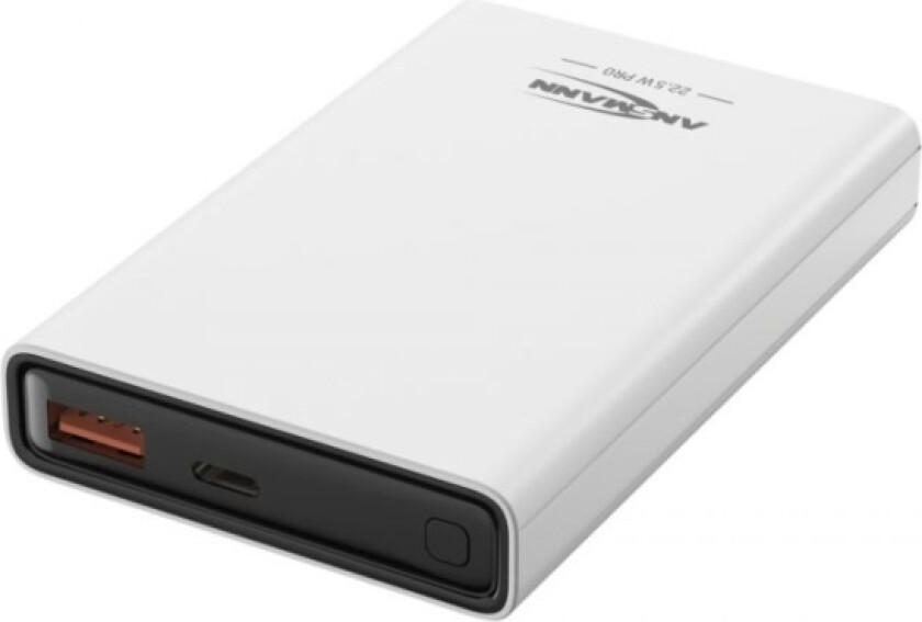 Ansmann 1700-0156, 10000 Mah, Lithium-Ion (Li-Ion), Quick Charge 3.0, 12 V, 22,5 W, Hvit