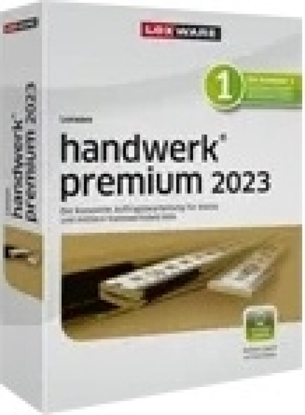 Handwerk Premium 2023, Financial Analysis, 1 Lisenser, Elektronisk Programvarenedlasting (Esd), Tysk, 5 Lisenser, 1 År