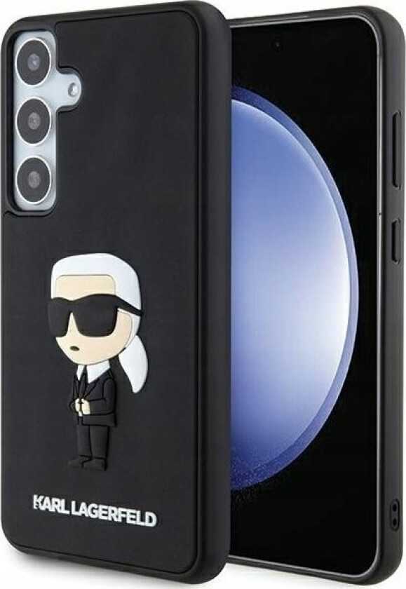 Original Hardcase Klhcs24s3drkink Veske For Samsung S24 (3D Gummi Ikonik Nft) Svart
