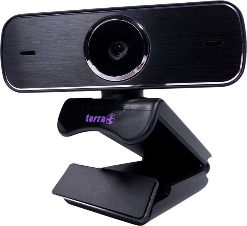 Terra Webcam Jp-Wtff-1080 - Nettkamera - Farge - 1920 X 1080 - 1080P - Fastfokal - Lyd - Usb 2.0 - Mjpeg
