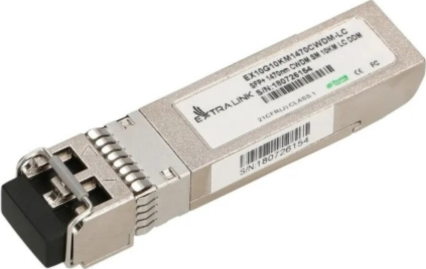 Extralink - Sfp+ Transceivermodul - Cwdm - Lc-Enkeltmodus - Opp Til 10 Km - 1470 Nm