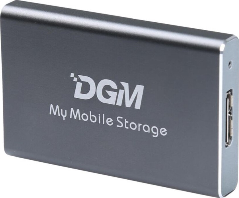 Dgm My Mobile Storage Ekstern Ssd-Stasjon 256 Gb Grå (Mms256sg)