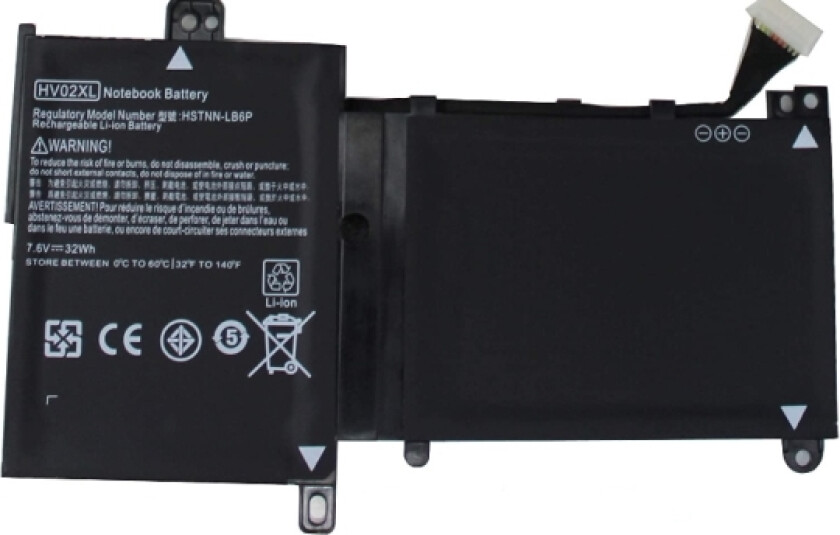 Hp - Batteri Til Bærbar Pc (Primær) - Litiumion - 2-Cellers - 4200 Mah - For Pavilion X360 Laptop