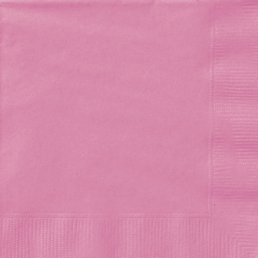 Servietter, Rosa små -Hot pink- pk/20