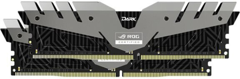 Team T-Force Dark Rog - Ddr4 - Sett - 16 Gb: 2 X 8 Gb - Dimm 288-Pin - 3000 Mhz / Pc4-24000 - Cl16 - 1.35 V - Ikke-Bufret - Ikke-Ecc - Grå