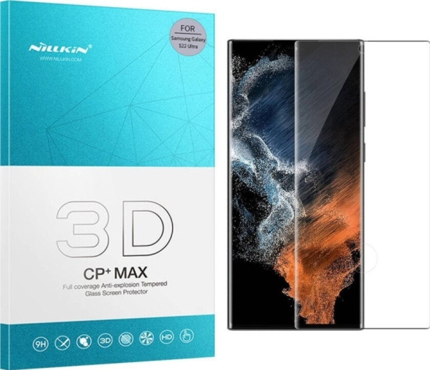 Nillkin Nillkin 3D Cp+ Max Herdet Glass For Samsung Galaxy S22 Ultra Universal
