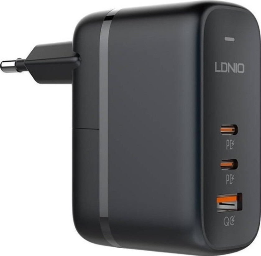 Gan Lader Usb Type C Ldnio 65W Sort