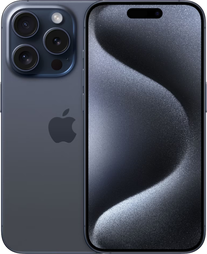 Iphone 15 Pro - 5G Smartphone - Dobbelt-Sim / Internminne 1 Tb - Oled-Display - 6.1" - 2556 X 1179 Piksler (120 Hz) - 3X Bakkamera 48 Mp, 12 Mp