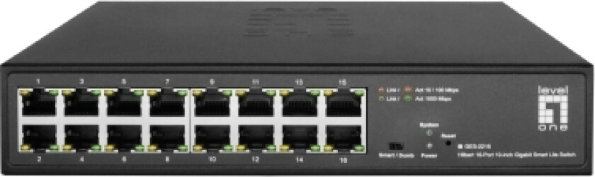 Levelone Ges-2216 - Switch - Rackmonterbar