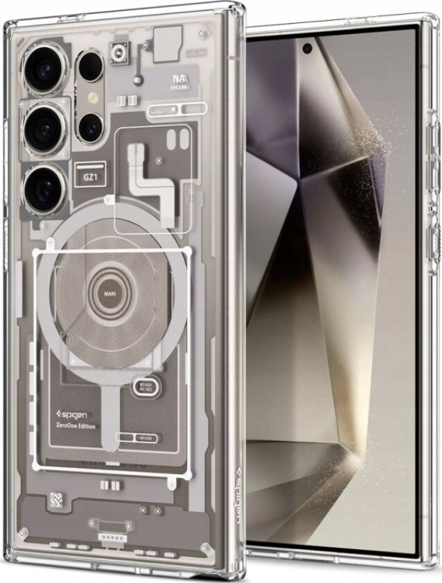 Ultra Hybrid Metal Ring Zero One (Magfit), Deksel, Samsung, Galaxy S24 Ultra, 17,3 Cm (6,8"), Titan