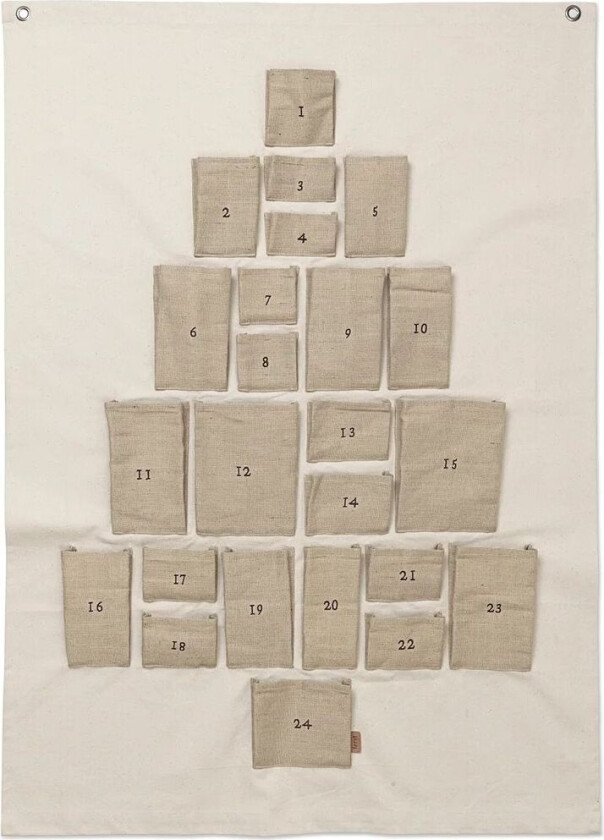 Pine julekalender Maxi 90 x 125 cm