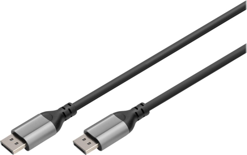 - Displayport-Kabel - Displayport (Hann) Til Displayport (Hann) - Displayport 1.4 - 1 M - 8 K 60 Hz (7680 X 4320) Støtte, 4K 144Hz Støtte - S