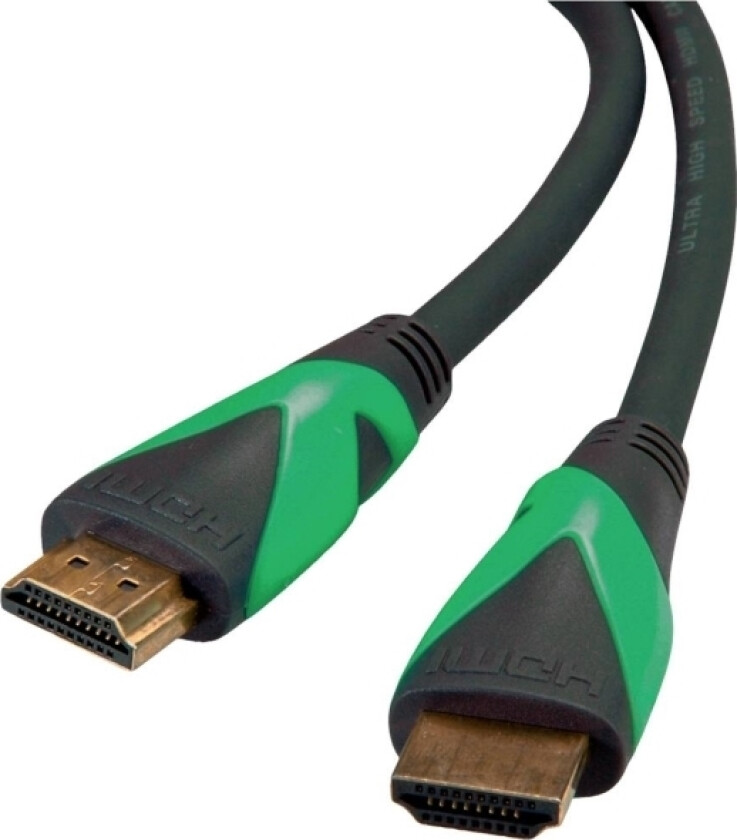 Roline Green Hdmi Tilslutningskabel Hdmi-A-Stik, Hdmi-A-Stik 2.00 M Sort 11.44.6011 Halogenfri, Tpe-Kappe Hdmi-Kabel