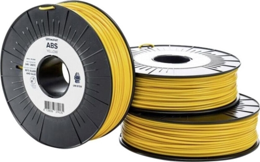Abs - M2560 Yellow 750 - 206127 Filament Abs-Plast 2.85 Mm 750 G Gul 1 Stk
