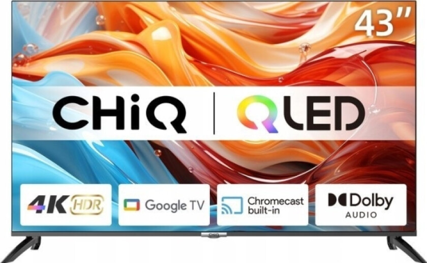 Chiq U43qm8g Qled Tv 43&Amp #039 &Amp #039 4K Ultra Hd Google Tv