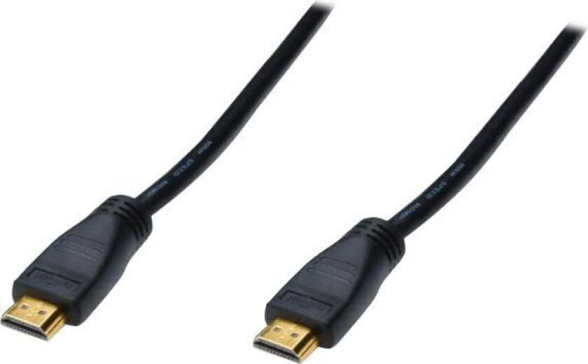 - Hdmi-Kabel - Hdmi Hann Til Hdmi Hann - 30 M - Dobbeltisolert - Svart