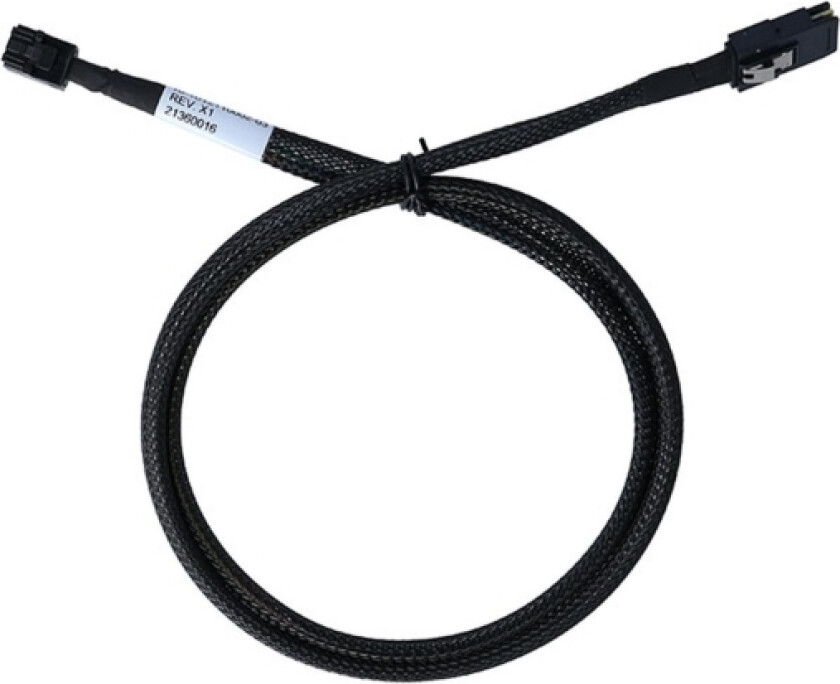 Blueoptics Blis4387-100Cm, 1 M, Minisas-Hd (Sff-8643), Minisas (Sff-8087), Hankjønn/Hankjønn, 6 Gbit/S, Sort