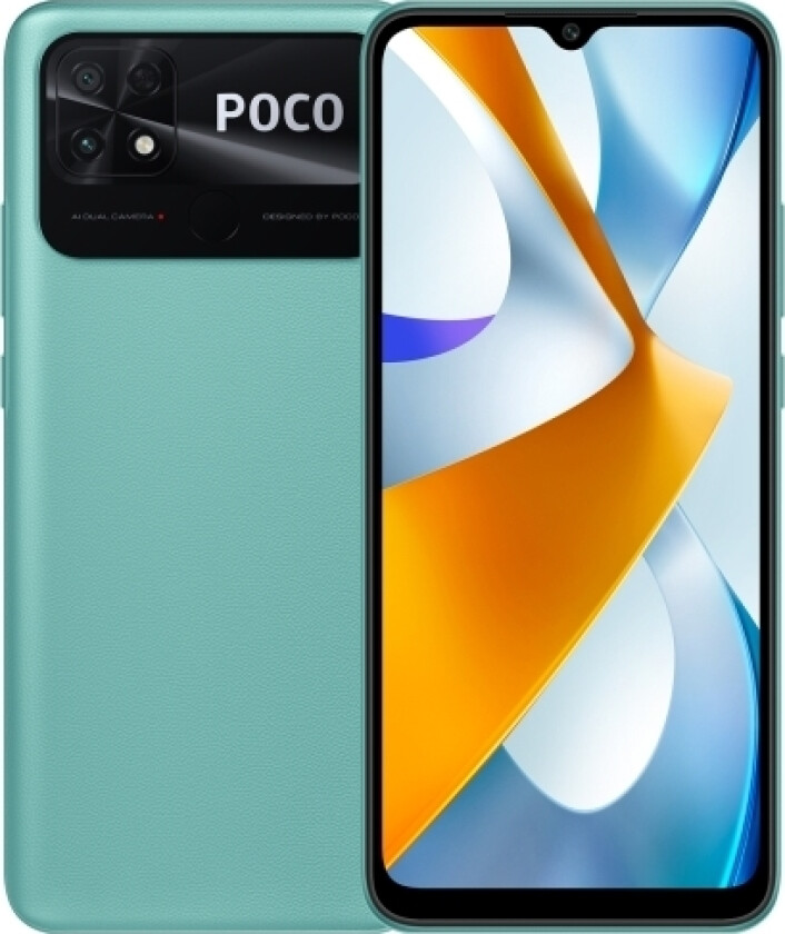Poco C40, 17 Cm (6.71"), 4 Gb, 64 Gb, 13 Mp, Android 11, Grønn