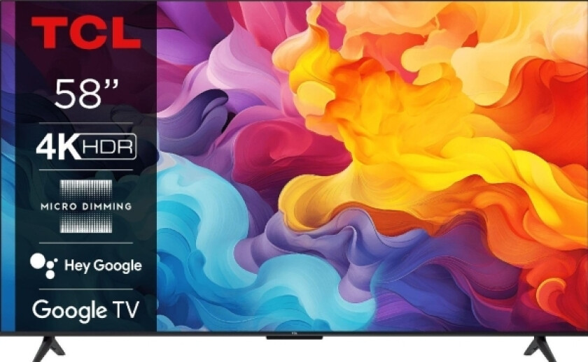 Tv Set|Tcl|58&Quot |4K/Smart|3840X2160|Wireless Lan|Bluetooth|Google Tv|58V6b