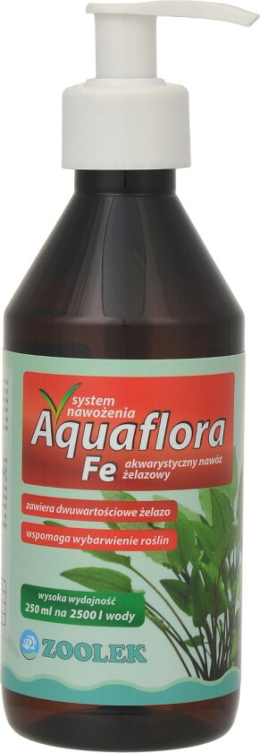 Zoolek Zoolek Aquaflora Fe 250 Ml - Gjødsel Med Jern